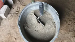 Как сделать цементный раствор