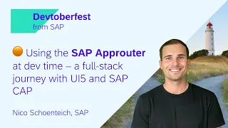 🟠 Using the SAP Approuter at dev time - a full-stack journey with UI5 and SAP CAP