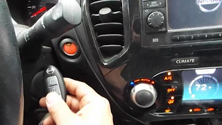 Start Nissan, Dead Key FOB Battery, Push Button Start