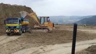 CAT 973 D at work