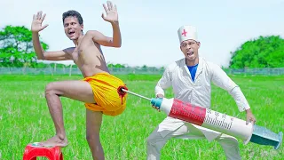 Must Watch New Special Funny Comedy Video 2023 Totally Amazing Comedy Injection Funny Video Ep 153