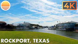 🇺🇸 [4K] Rockport, Texas! 🚘 Drive with me through a Texas town on the beach!