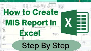 Excel MIS Report | How to create MIS Report in Excel | Impressive and Interactive MIS Repr