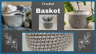 Easy to Follow for beginners-Crochet Basket