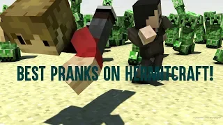 BEST PRANKS ON THE HERMITCRAFT SERVER! [HermitCraft Season 6 Comparison]