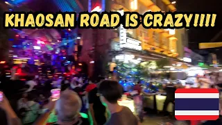 Bangkok nightlife is CRAZY!! - Khaosan road Thailand 2023