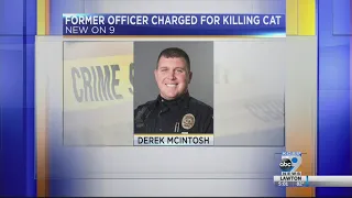 Former Officer Charged for Killing Cat