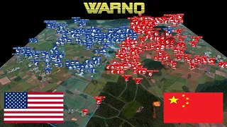20.000 US ARMY vs 20.000 CHINESE ARMY (PLA) - WARNO
