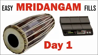 Mridangam Fills | Rhythm Pad | Flam Technique | Tamil and English | LIVE DAY 1