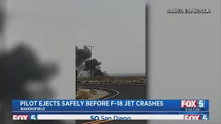 Navy Jet Crashes In Mojave Desert