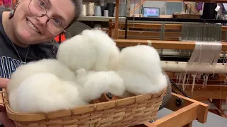 Fiber Friday Week 6: Drum Carder basics, processing wool for spinning