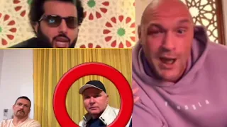 Tyson Fury - "Your a RAT 🐀 ****" - To USYK manger.