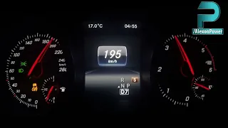 Mercedes-Benz CLA 200d (136hp) - acceleration with Launch Assist