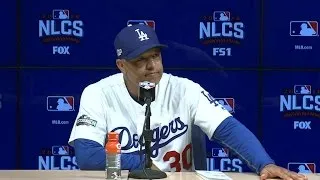 NLCS Gm5: Roberts on tough Game 5 loss to the Cubs