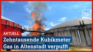 Biogasanlage Altenstadt: Zehntausende Kubikmeter Methangas verpufft | hessenschau