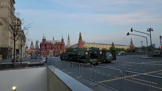 Подготовка к репетиции Парада Победы. Москва, 27 апреля 2023.