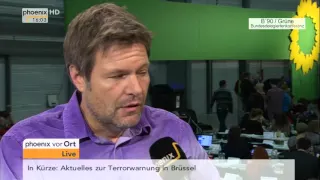 Bundesdelegiertenkonferenz B'90/Grüne: Robert Habeck zur Wahl des Bundesvorsitzes am 21.11.2015