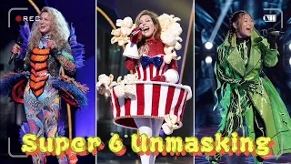 Triple Unmasking Performances (Super Six) | The Masked Singer