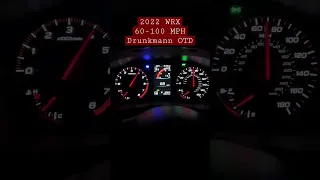 2022 WRX  60-100 MPH Pull Drunkmann OTS #2022wrx #wrx #subaru #accessport #cobbtuning