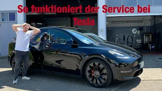 Kaum da und schon in der Werkstatt | Tesla Model Y Performance