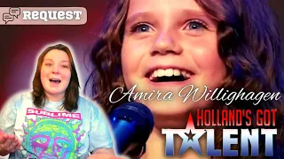 Thumbnail Lady's 1st Reaction ALONE! Amira Willighagen - O Mio Babbino Caro REACTION #reaction #hgt