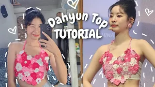 Twice Dahyun Top - Crochet Tutorial Pt. 1 | ByJinnicorn | Intermediate |
