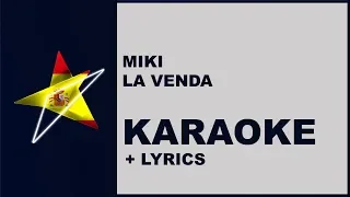 Miki - La venda (Karaoke) Spain - Eurovision 2019