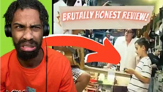 White Kid Sing The Blues In Guitar Shop Like It's Nobody's Business! (BRUTALLY HONEST REACTION)