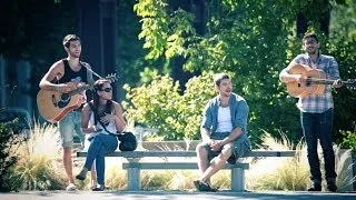Serenading People Prank/Social Experiment - The Lumineers - Ho Hey