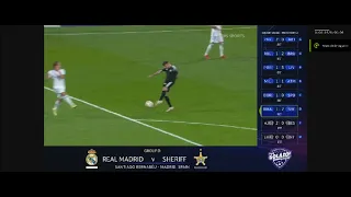 Sherif goal 2-1 against Real Madrid