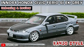 GAK PERNAH BOSEN SAMA MODEL DIECAST INI - INNO64 HONDA CIVIC FERIO SI EK CEMENT GREY