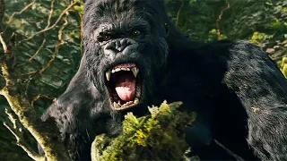 Kong Shakes The Sailors Off The Log - King Kong (2005) Movie Clip HD