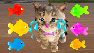 NEW LITTLE KITTEN ADVENTURE - SPECIAL LONG CARTOON VIDEO WITH KITTY AND ANIMALS ON THE WAY