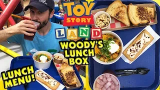 Woody's Lunch Box Lunch Menu - Toy Story Land! - Disney's Hollywood Studios