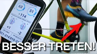 Effizienter, runder Tritt! Cycling Dynamics per Garmin Rally/Vector 3 Wattmesspedale + Edge 1040