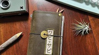 Unboxing Customized Olive Traveler's Notebook