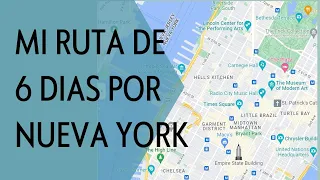 🟢RUTA de 6 DIAS por NUEVA YORK con mapa 🟢🗺🧭
