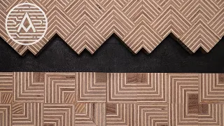 NEW Patterned Plywood Designs | Alpine, Descending Square, Square Weave, and Double Weave