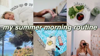 my productive summer morning routine :)