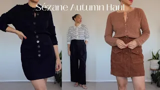 Sézane Autumn Try On haul | Betty, Gaspard, Paula babies