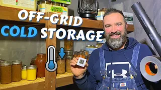 Alaska Cabin Life  OFF-GRID ROOT CELLAR | COLD STORAGE — LESS THAN $100