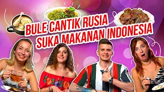 REAKSI BULE RUSIA COBA MAKANAN INDONESIA 🇷🇺 - 🇮🇩