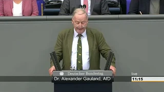 AKTUELL : REDE DR. ALEXANDER GAULAND ( AFD ) AM 4.JULI IM DEUTSCHEN BUNDESTAG IN BERLIN.