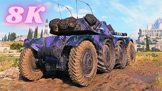 Panhard EBR 105  8K Damage  World of Tanks Replays