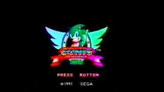 Sonic the Hedgehog [SMS] Gameplay (Recorded From a Damaged VHS Tape)