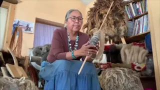 Fiber Preparation and Spinning on a Navajo Spindle with TahNibaa Naataanii
