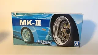 Unboxing: Aoshima 14 inch SSR MK-III Wheel and Tire Set