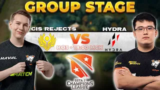 GPK на замене🔴[RU] CIS Rejects vs HYDRA [Bo3] | D2CL 2022 S7 | Group Stage | DOTA 2