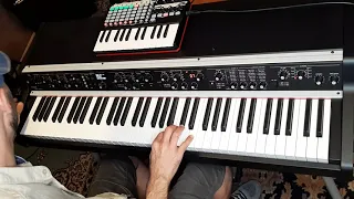 jamming with my Viscount Legend 70 sound pack (Synth-8 module)