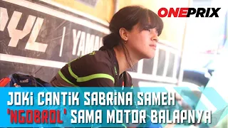 Cerita Joki Cantik Sabrina Sameh 'Ngobrol' sama Motor Balapnya | OnePrix